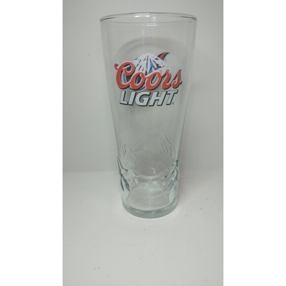 Coors Light/ Tennessee Titains Clear Beer Glass ~Mountain Embossed~16oz - Picture 1 of 4